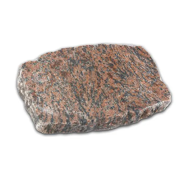 Grab- & Gedenkstein roter Granit poliert für Haustier, Hund, Katze - Block Nr 1