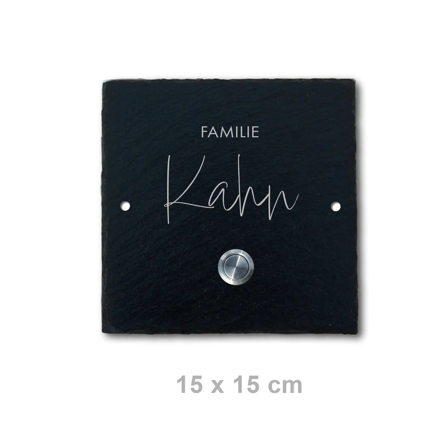 Klingelschild aus Schiefer - Motiv APPELT - Jeske Design