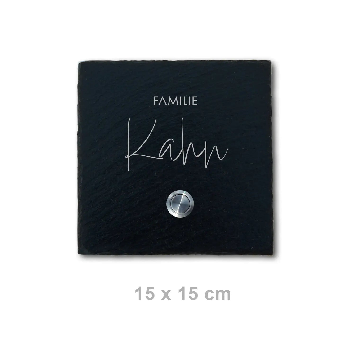 Klingelschild aus Schiefer - Motiv APPELT - Jeske Design