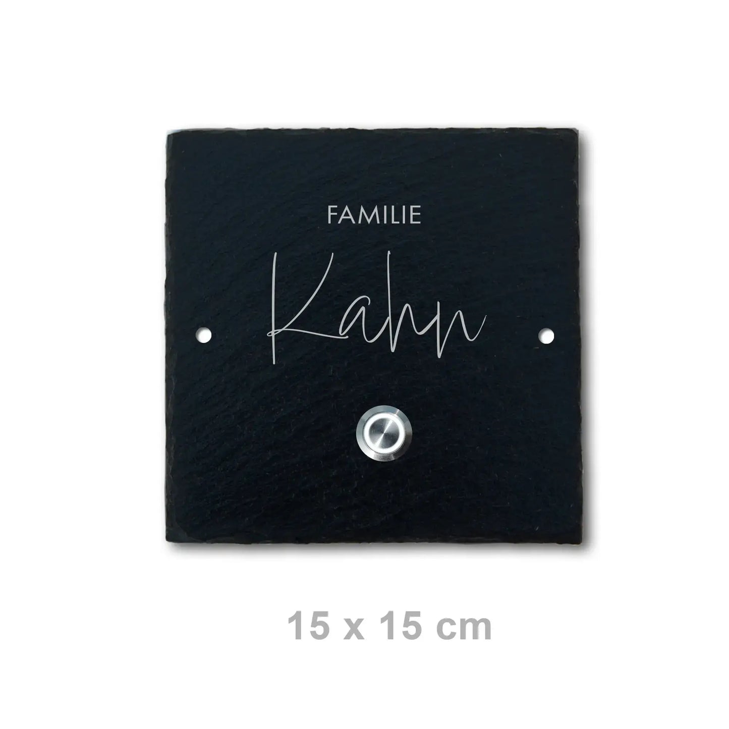 Klingelschild aus Schiefer - Motiv APPELT - Jeske Design