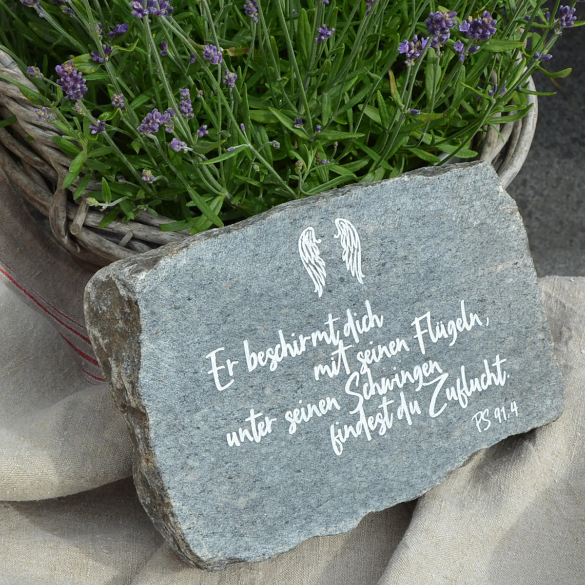 Grab- & Gedenkstein aus geschnittenem Granit für Sternenkind, Mensch, Tier - Jeske Design