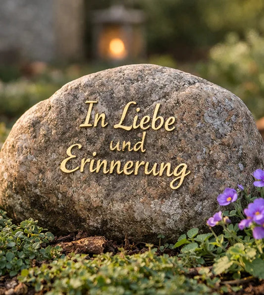Kleiner Grabstein fürs Urnengrab – Alternativen zum Steinmetz