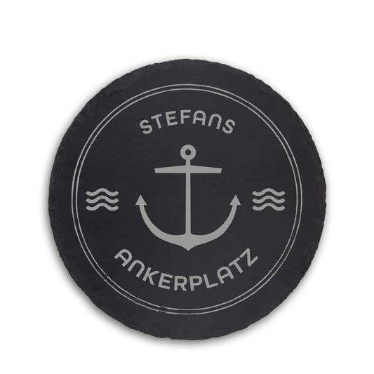 ANKERPLATZ - Personalisiertes Schieferschild - Jeske Design