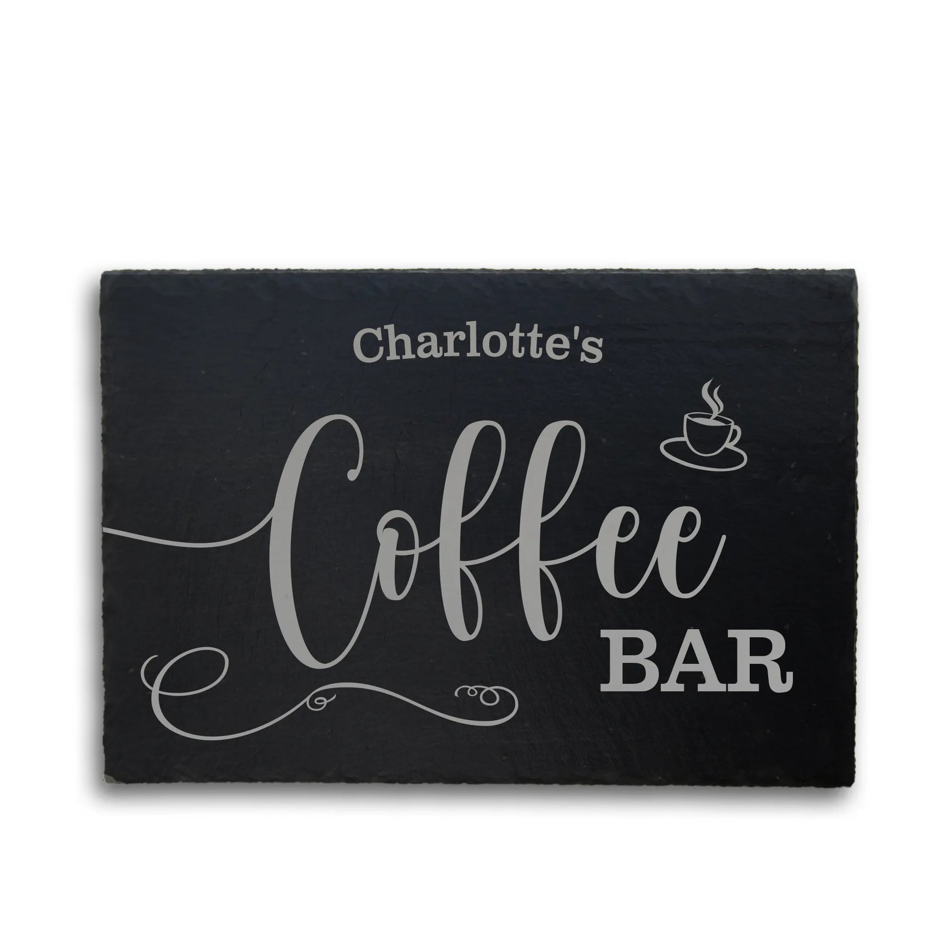 COFFEE BAR - Personalisiertes Schieferschild für die Kaffeeecke - Jeske Design
