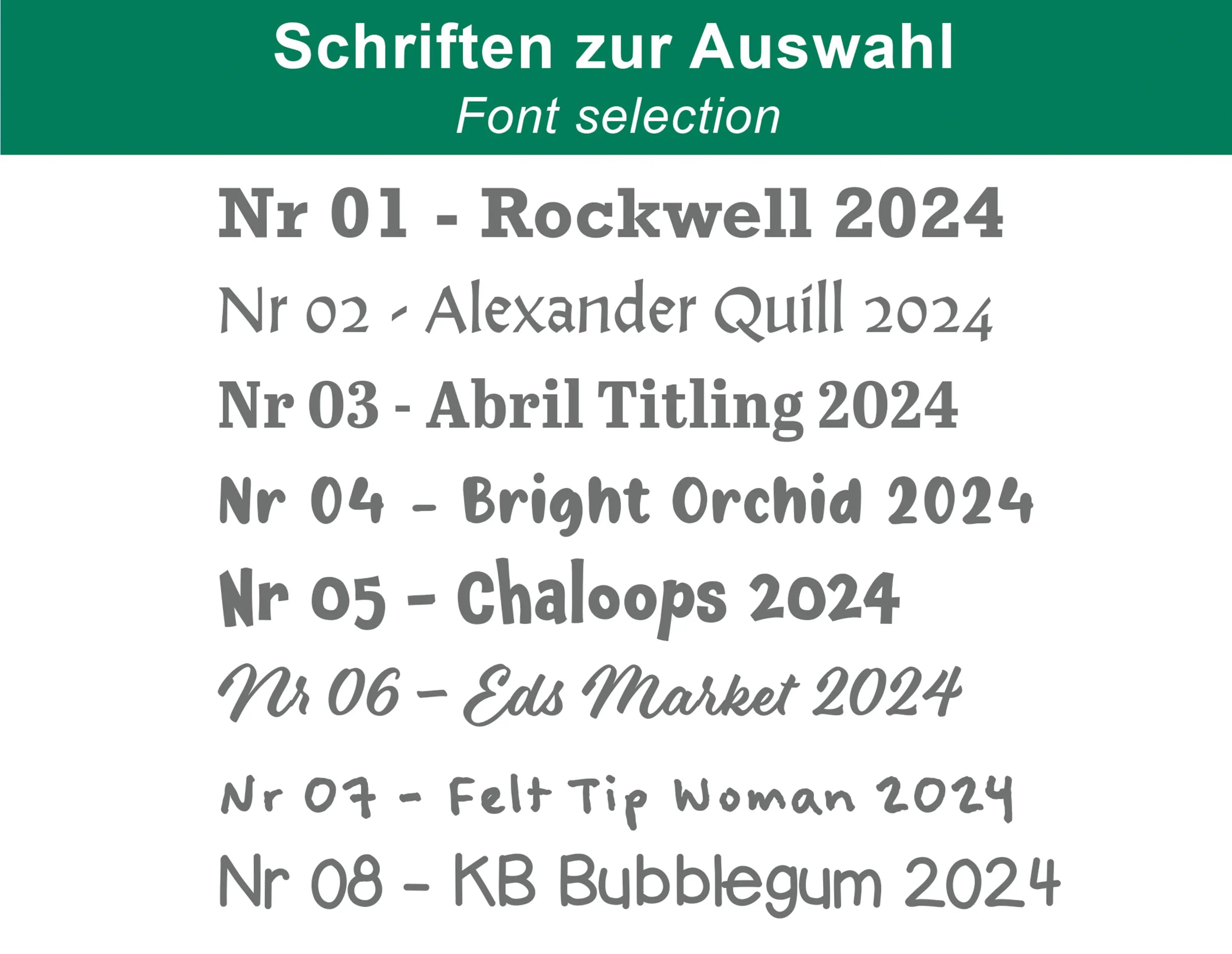 Info zur Personalisierungsangabe für die Bestellung eines Natursteins als Tiergrab. Das Motiv kann zusammengesetzt werden aus dem Wunschtext mit Wahlschrift und Wahlmotives