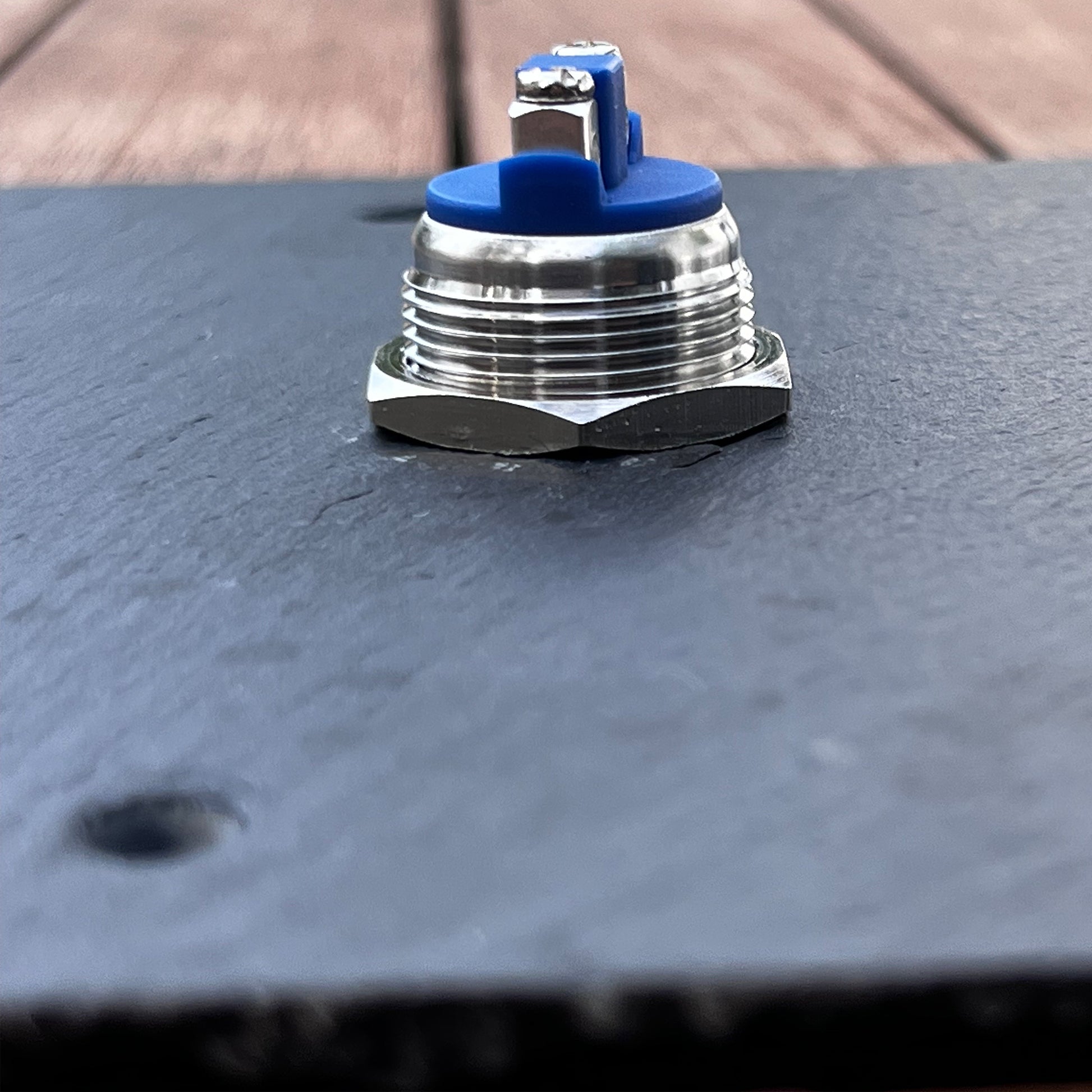 Klingelschild aus Schiefer - Motiv ANKER - Jeske Design