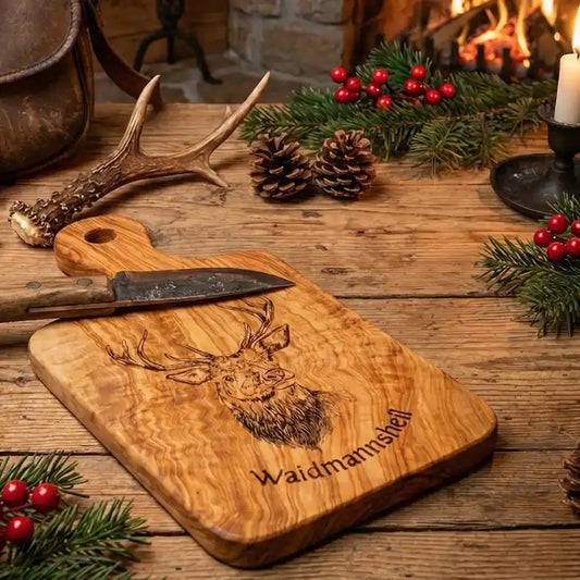 Butterbrett Hirschkopf für Jäger | Jeske Design