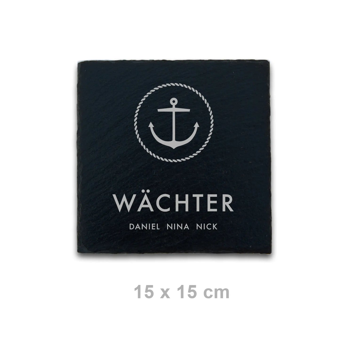 Schiefer Türschild - maritimes Motiv ANKER - Jeske Design