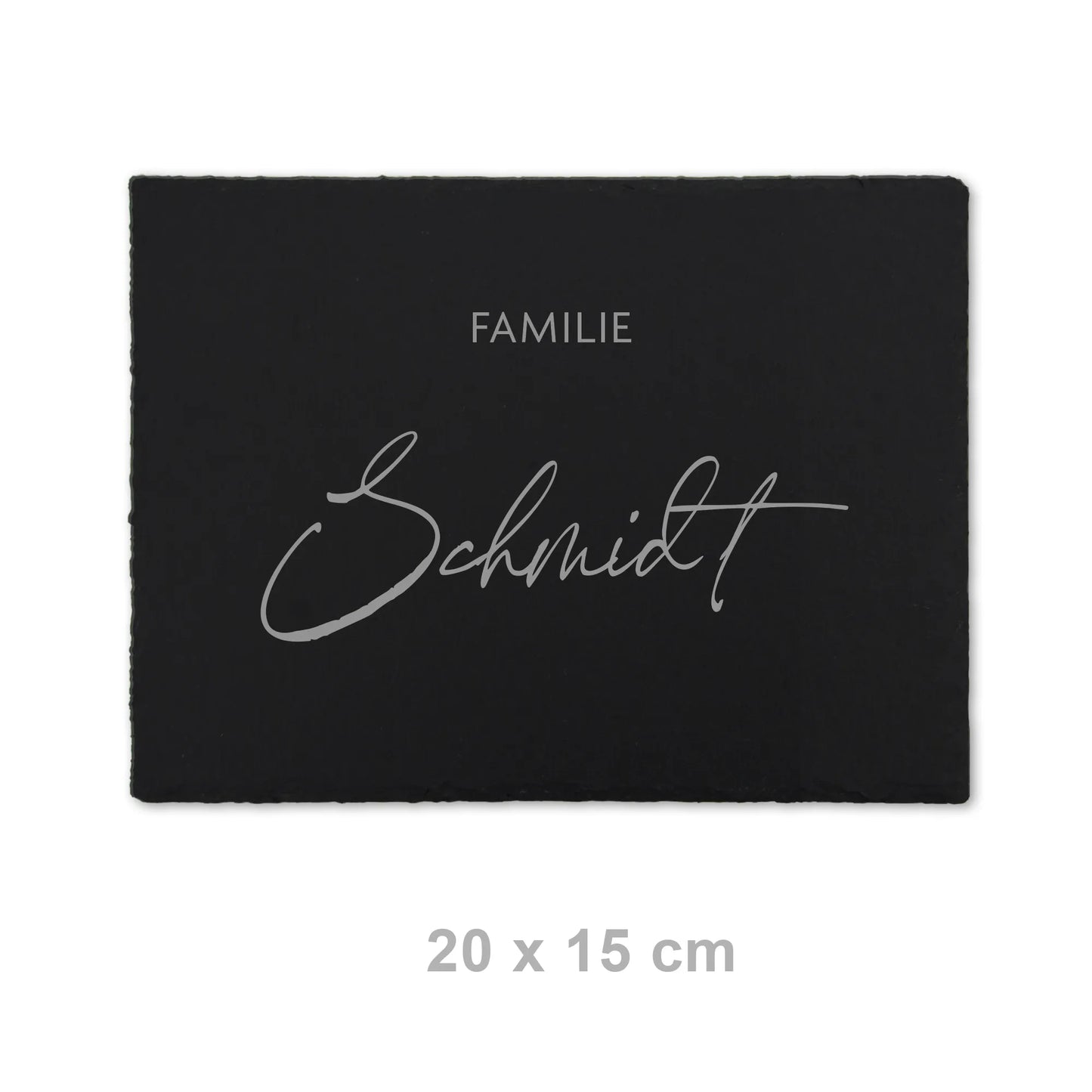 Schiefer Türschild - Motiv HOHLMEYER - Jeske Design