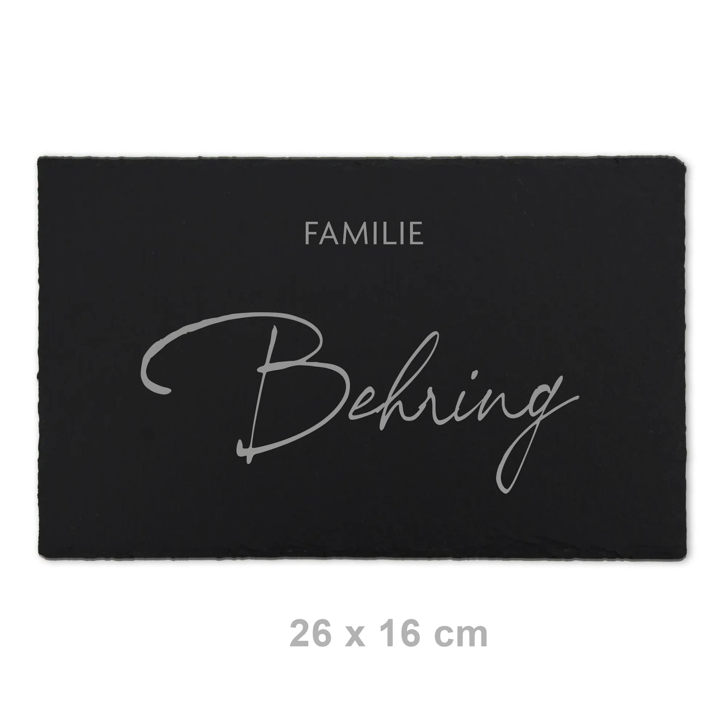 Schiefer Türschild - Motiv HOHLMEYER - Jeske Design