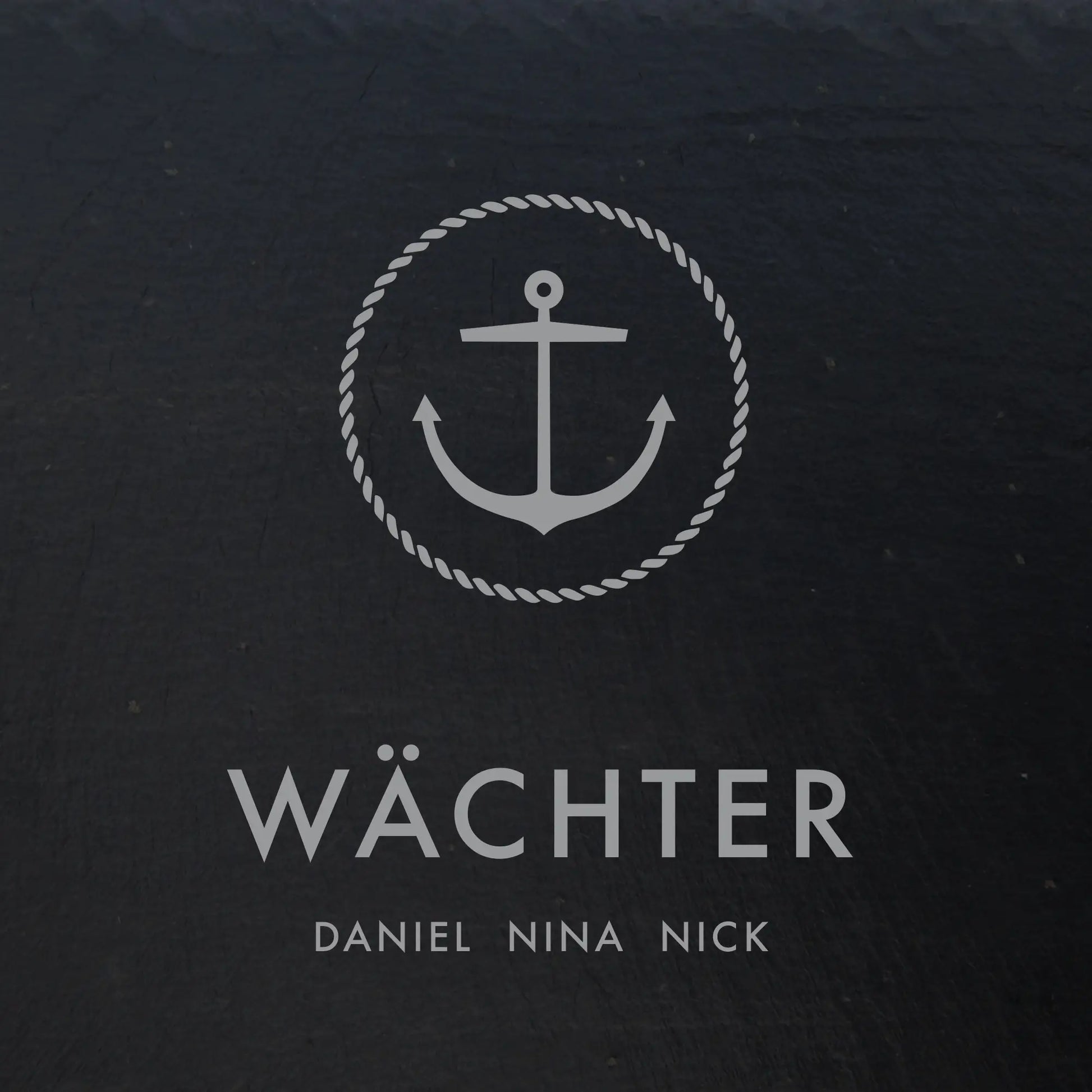 Schiefer Türschild - maritimes Motiv ANKER - Jeske Design
